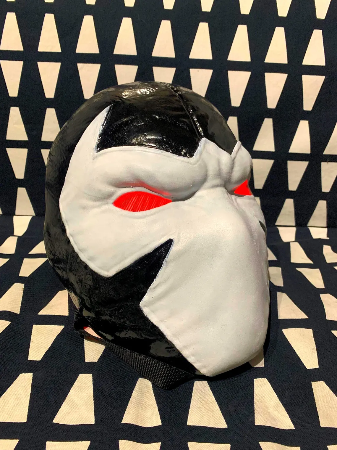 Maschera Cosplay Hero Style su Misura | Replica Ispirata ai Comics | Mask Fan made con Interno Imbottito e Comfort Elevato - immagine 3