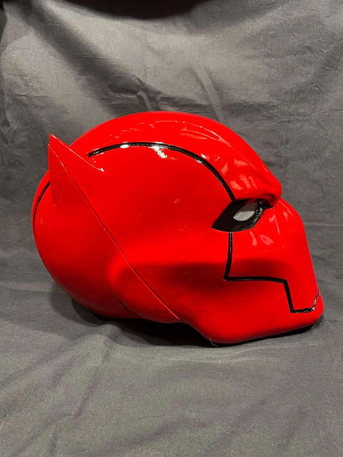 Casco vigilante cosplay con chiusura magnetica | Elmo full face realistico da collezione | Accessorio costume fumetto biker urbano - immagine 5