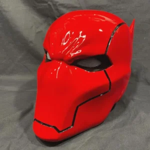 Casco vigilante cosplay con chiusura magnetica | Elmo full face realistico da collezione | Accessorio costume fumetto biker urbano