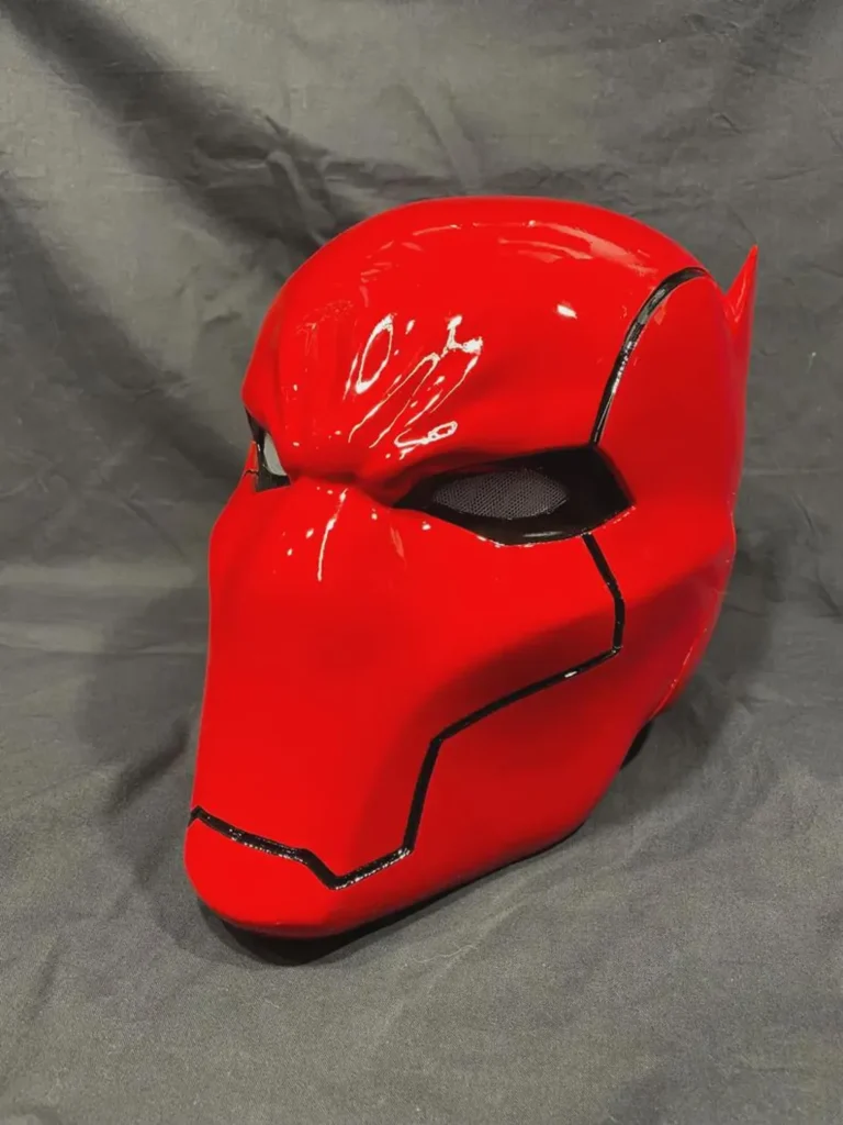 Casco vigilante cosplay con chiusura magnetica | Elmo full face realistico da collezione | Accessorio costume fumetto biker urbano
