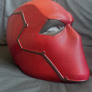 Maschera Cavaliere Rosso – Cosplay Supereroe da Comics e Anime | Accessorio Artigianale di Qualità | Fan made