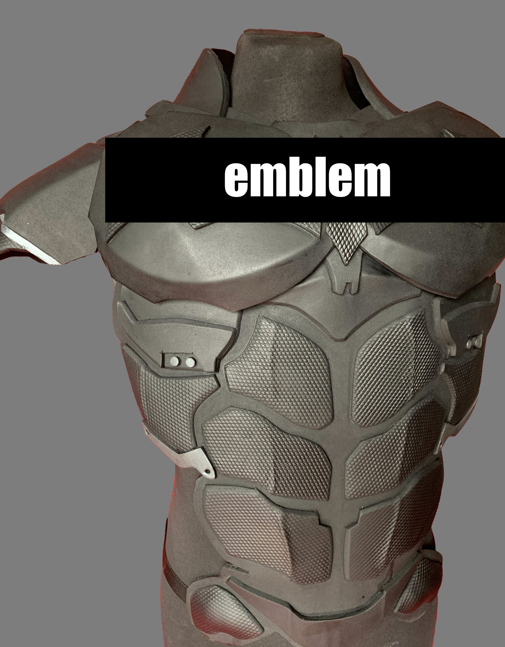 Corpetto Supereroe in Foam con Spalline | Armatura Cosplay Uomo | Fan made Hero Style con Cinghie Regolabili | Costume Vigilante Dark - immagine 4