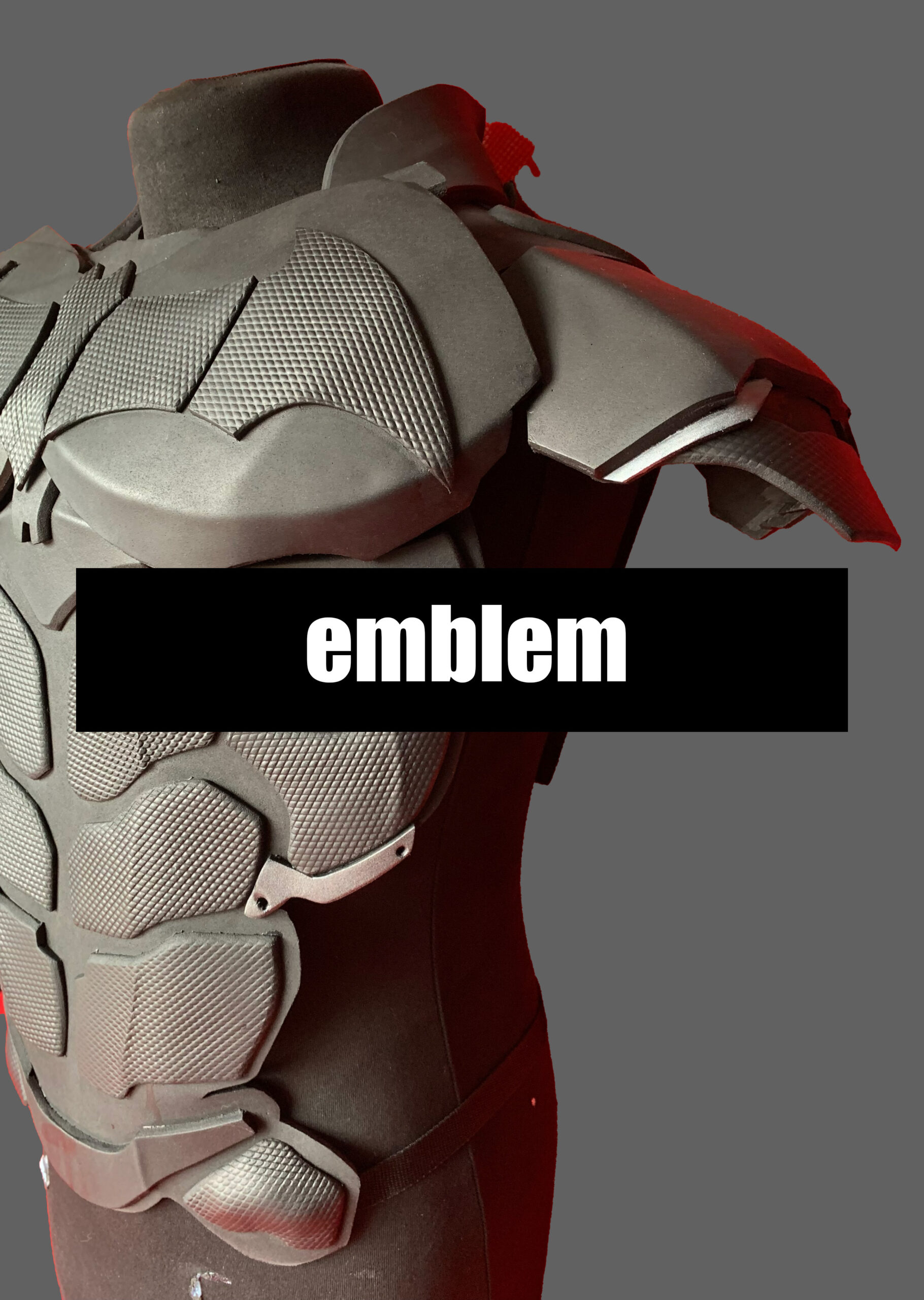 Corpetto Supereroe in Foam con Spalline | Armatura Cosplay Uomo | Fan made Hero Style con Cinghie Regolabili | Costume Vigilante Dark - immagine 5