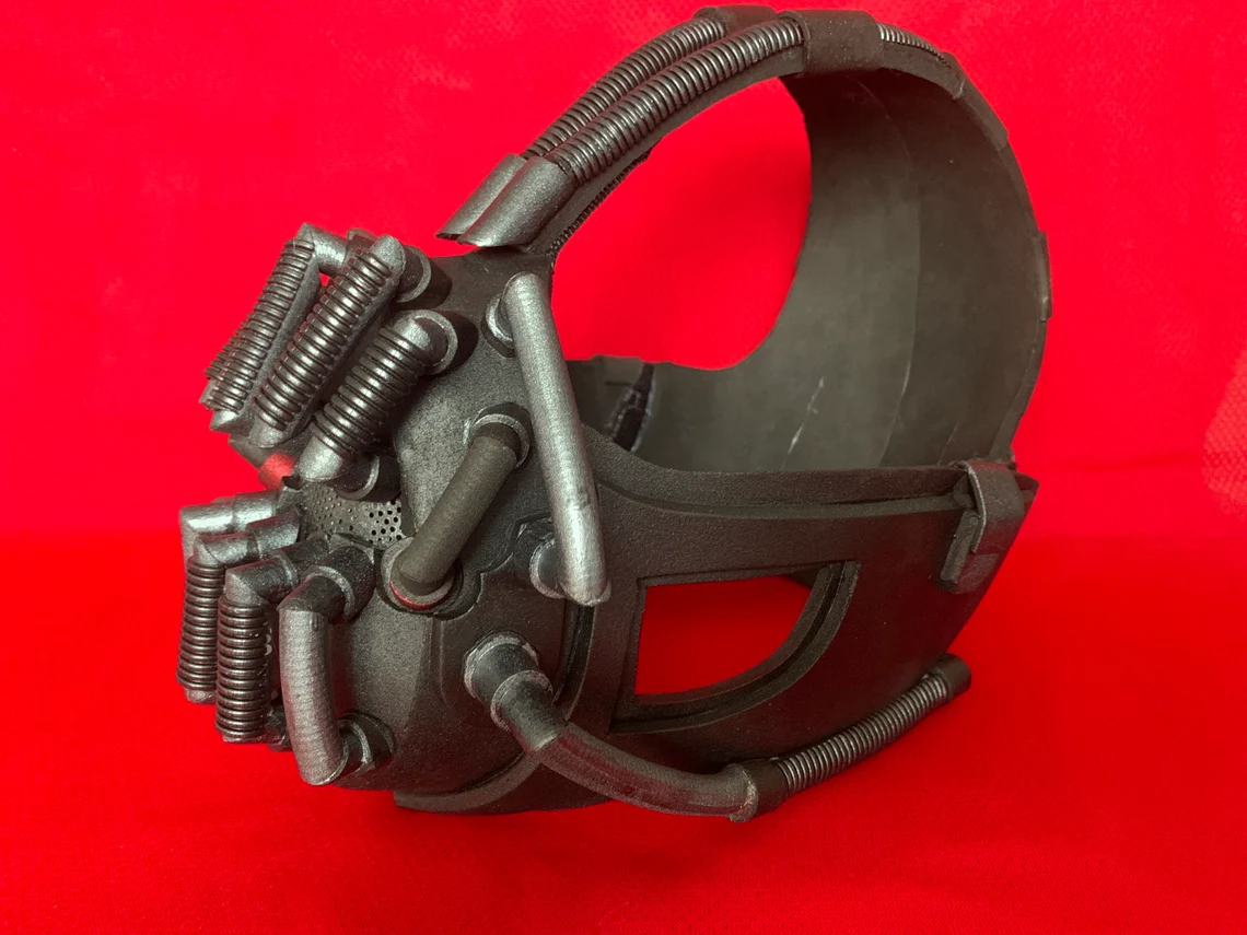 Maschera Cosplay Respiratore Tattico Stile Villain Dark - immagine 7