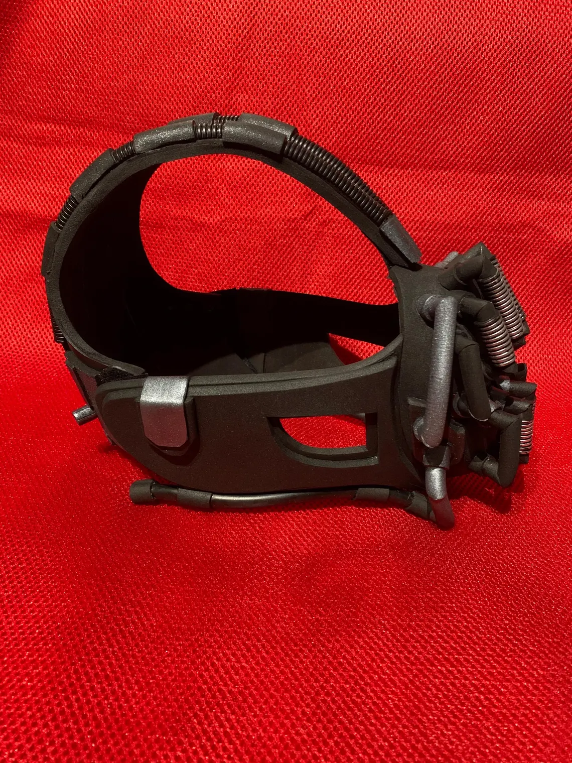 Maschera Cosplay Respiratore Tattico Stile Villain Dark - immagine 5