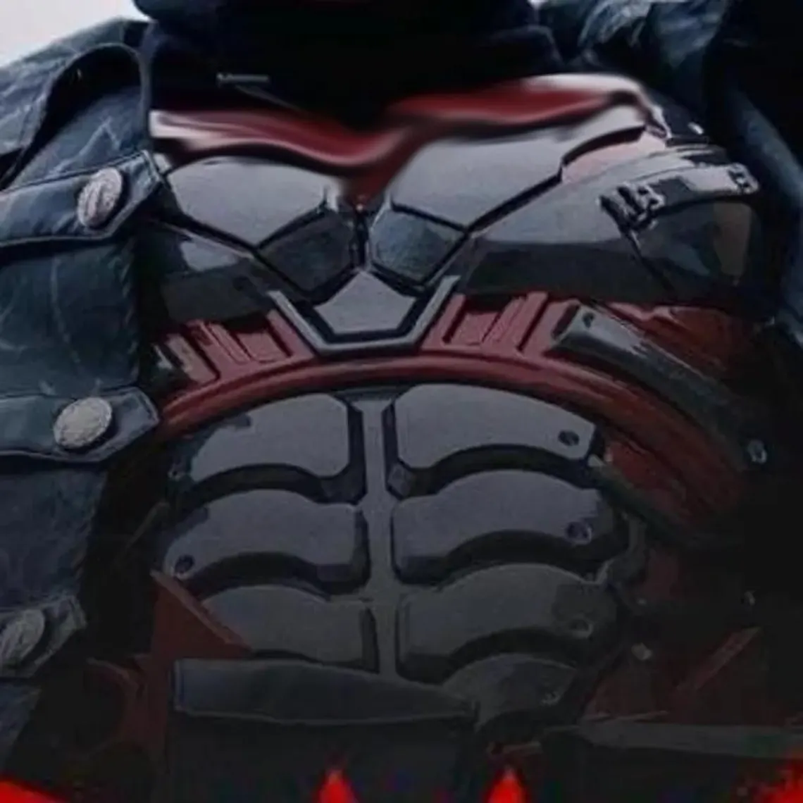 Full Armor chest Cosplay – Sci-Fi or red Hero Inspired – Custom Costume Prop - Fan made - immagine 5