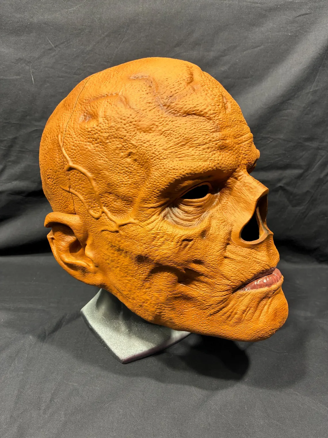 Maschera da Ghoul rigida cosplay con chiusura magnetica | Elmo realistico da collezione | Accessorio costume videogioco radioattivo - immagine 2